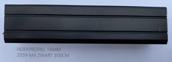 Hoekprofiel Black 16mm x 300cm