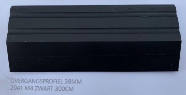 Overgangsprofiel Black 8mm x 300cm