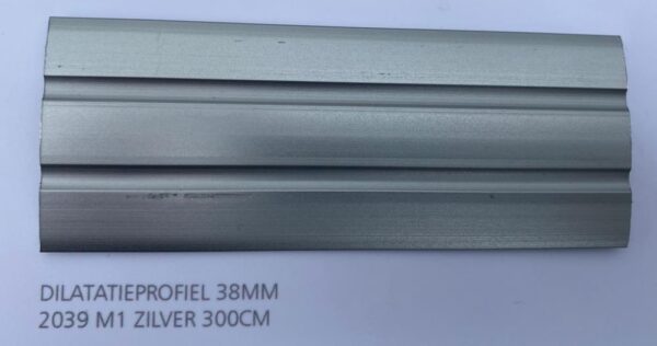 Dilatatieprofiel Silver 38mm x 300cm