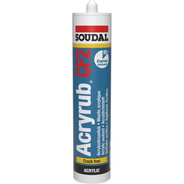 Soudal Acryrub CF2 Acrylaatkit Wit