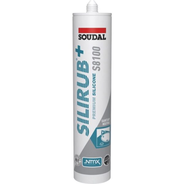Soudal Silirub S8100 Siliconekit Wit