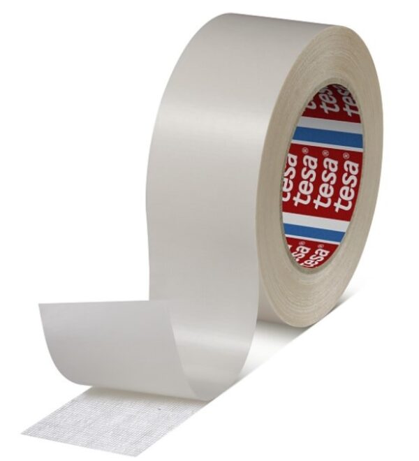 Tesa dubbelz. vloerbedekkingstape 25m, 50mm